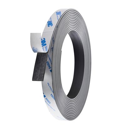 Cinta magnética autoadhesiva, fuerte 15 mm | 5 m | 2 mm