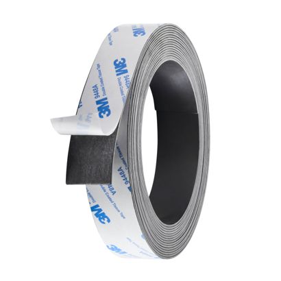 Cinta magnética autoadhesiva, fuerte 25,4 mm | 5 m | 1 mm