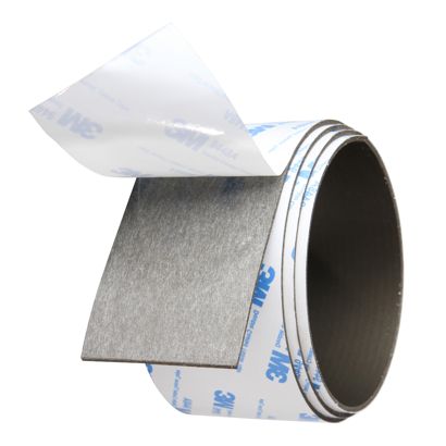 Cinta magnética de neodimio, autoadhesiva, extra fuerte 50 mm | 480 g/cm² | 1 m | 1,5 mm
