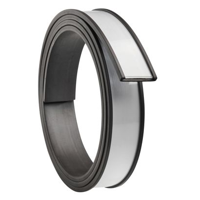 Soporte para etiquetas, perfil C, magnético, secciones 20 mm | 1.000 mm | 