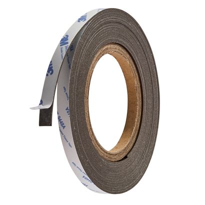 Cinta magnética de neodimio, autoadhesiva, extra fuerte 10 mm | 300 g/cm² | 5 m | 1,5 mm