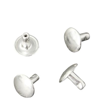 Remaches huecos dobles, parte inferior, cerrada, clase A, 7 mm de diámetro del cabezal 