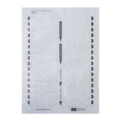 Plantillas de etiquetas imprimibles, en blanco Aluline-plus 16 , 68 x 15,75 mm