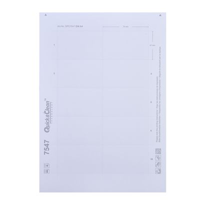 Plantillas de etiquetas imprimibles, en blanco Vista 50, 75 x 47 mm