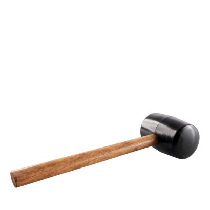 Martillo de goma con mango de madera, cabeza ⌀ 70 mm, 740 g 