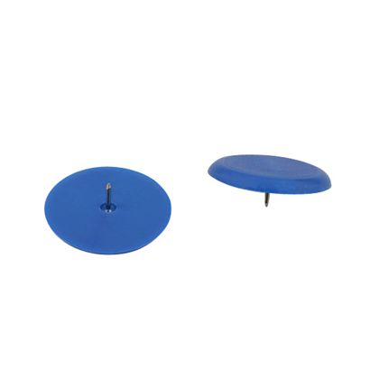 Chinchetas para tablones, ø = 30 mm azul  | 100 unidades embaladas 