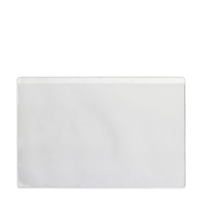 Sobres para tarjetas de visita, autoadhesivos, lámina de PP 95 x 60 mm  | lámina frontal acortada 