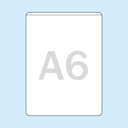 Sobres rectangulares, autoadhesivos A6  | lado estrecho  | sin altura de llenado  | PP 