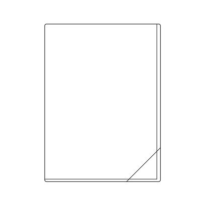 Sobres rectangulares, autoadhesivos A5  | apertura lateral y lateral estrecha (Quickload)  | sin altura de llenado  | PVC duro 