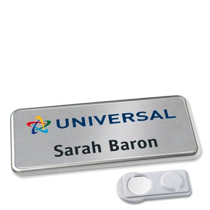 Tarjeta identificativa Icon® 'alu-complete' smag® imán | null
