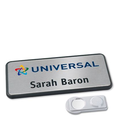 Tarjeta identificativa Icon® 'alu-complete' smag® imán | null