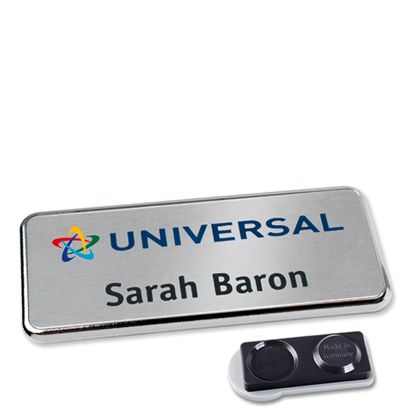 Tarjeta identificativa Icon® 'alu-complete' Imán smag®, extra fuerte | null