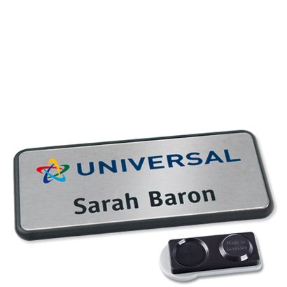 Tarjeta identificativa Icon® 'alu-complete' Imán smag®, extra fuerte | null