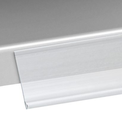 Regleta portaprecios DBR autoadhesiva 39 mm | 700 mm | transparente  | para pegar (cinta adhesiva estándar) 