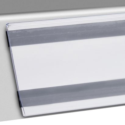 Regleta portaprecios DBR magnética, con enganche en C 105 mm | 100 mm