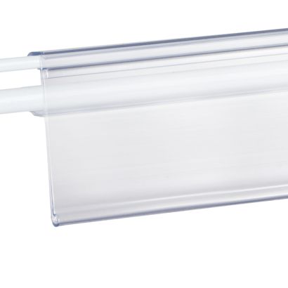 Regleta portaprecios WWT para estanterías Wanzl y Wire-Tech 1230 mm