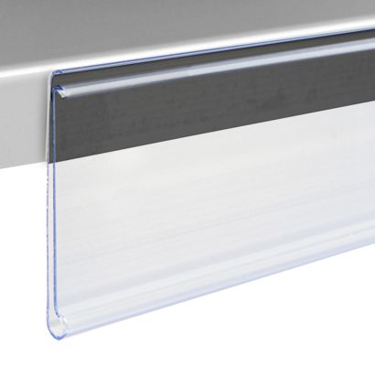 Regleta portaprecios DBR magnética con borde de agarre 100 mm