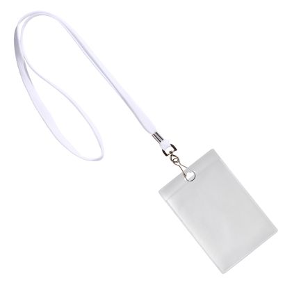 Porta tarjetas identificativas con lanyard formato vertical | null | A7