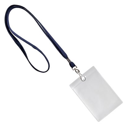 Porta tarjetas identificativas con lanyard formato vertical | null | A7
