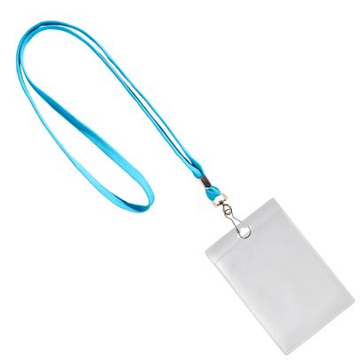 Porta tarjetas identificativas con lanyard formato vertical | null | A7