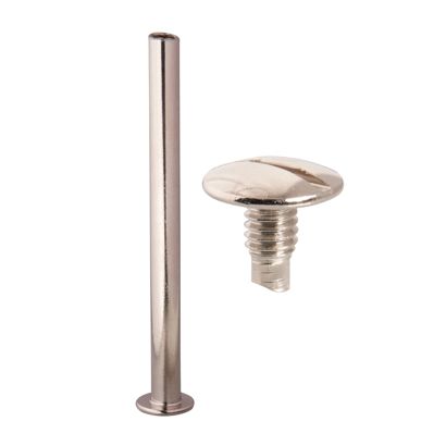 Tornillos para encuadernar, niquelados null | 60 mm