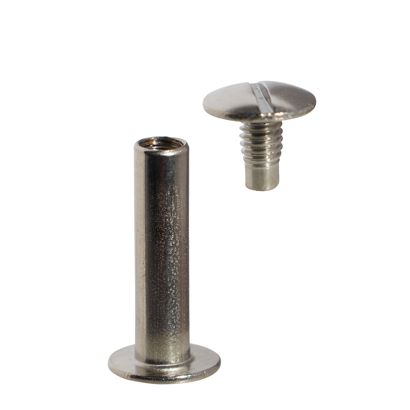 Tornillos para encuadernar, acero inoxidable 20 mm