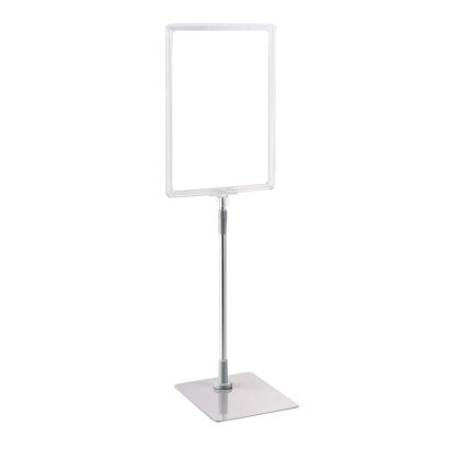 Marcos para póster con base y soporte (set) A4 null | null | Superficie de base: gris