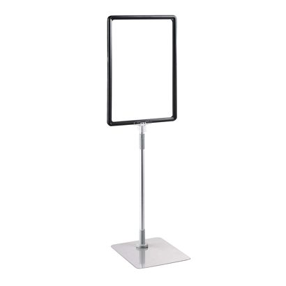 Marcos para póster con base y soporte (set) A4 null | null | Superficie de base: gris