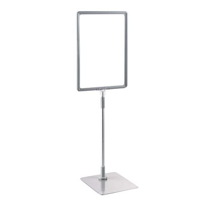 Marcos para póster con base y soporte (set) A4 null | null | Superficie de base: gris