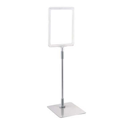 Marcos para póster con base y soporte (set) A5 null | null | Superficie de base: gris