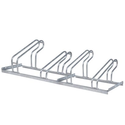 Aparcabicis suelo, metal 4 bicicletas