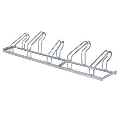 Aparcabicis suelo, metal 5 bicicletas