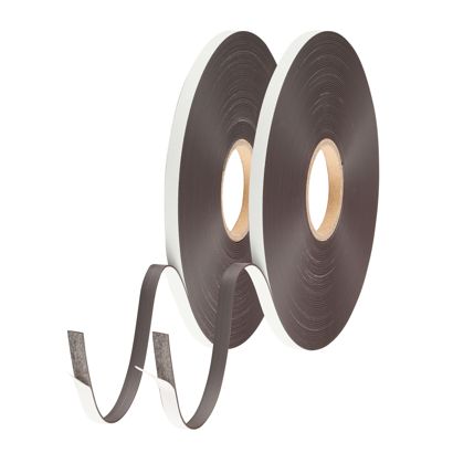 Cinta magnética con contraparte, autoadhesiva 12,7 mm | C+D (SET) - Adhesivo estándar