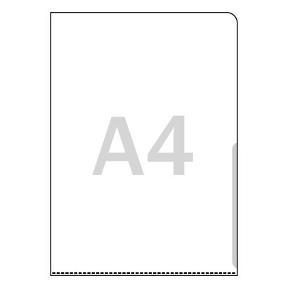 Fundas transparentes para A4, transparente 