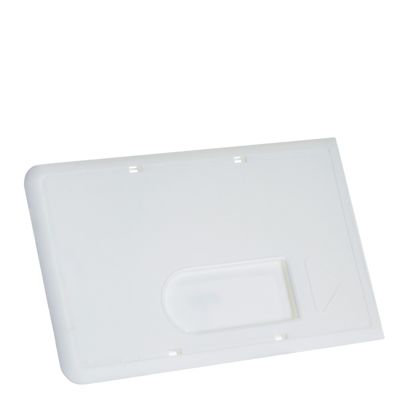 Fundas para tarjetas de crédito plástico duro con ranura pulgar null