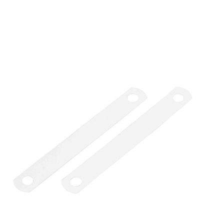Barras compresoras de plástico de 120 x 12 mm, blanco 
