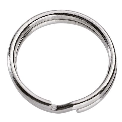 Argollas para llaveros, niqueladas 20 mm