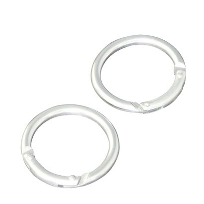 Gancho mosquetón, redondo, 38 mm, aluminio, plata null