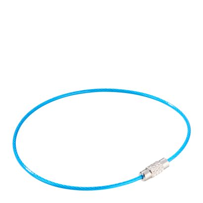 Conector de cable de acero con cierre giratorio, recubierto de color null | 220 mm