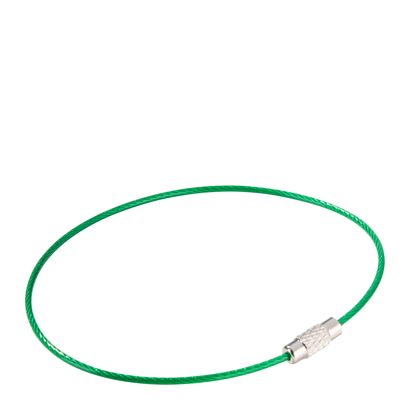 Conector de cable de acero con cierre giratorio, recubierto de color null | 220 mm