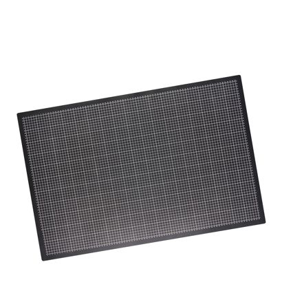 Tapete de corte, A1, 90 x 60 cm superficie autocurativa, cuadrícula gris|negro 
