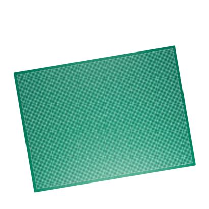 Tapete de corte, A0, 120 x 90 cm, superficie autocurativa, cuadrícula verde 