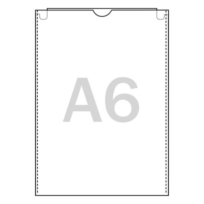 Fundas protectoras, transparente A6