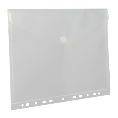 Sobre para documentos para contenido A4, con margen para archivar, lámina de PP de 180 µm 