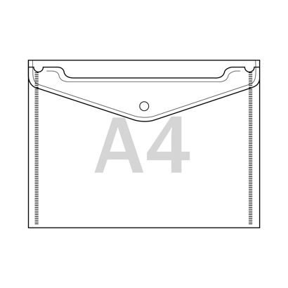 Sobre para documentos para contenido A4, lámina de PP de 180 µm 