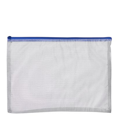 Bolsa con cremallera, lado ancho abierto, transparente A4