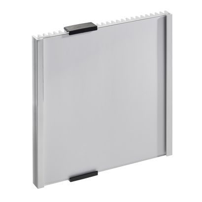 Letrero para puerta de oficina TIRANA formato horizontal | 149 x 148,5 mm