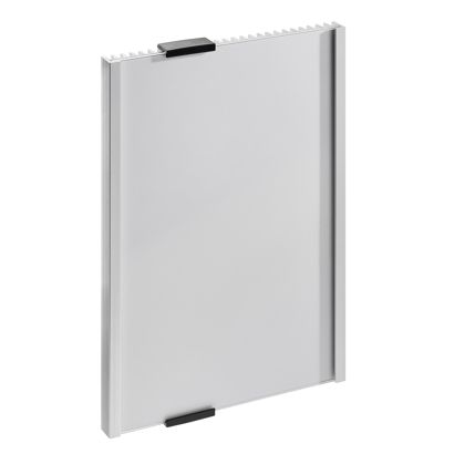 Letrero para puerta de oficina TIRANA formato vertical | A5