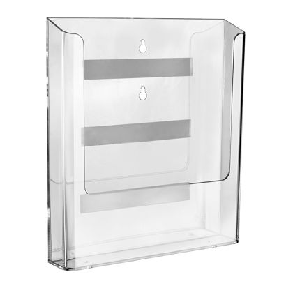 Portafolletos de pared, magnético, poliestireno, transparente PTXI, 1 x A4