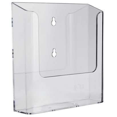 Portafolletos de pared, poliestireno, transparente PTXD, 1 x null | A5